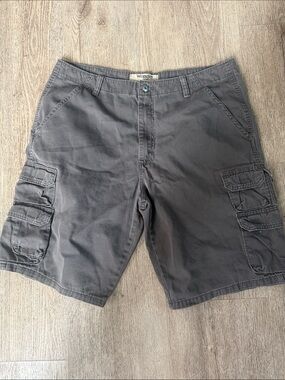 Wrangler Gray Cargo Shorts
